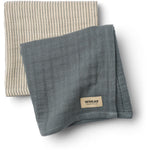 Wheat Pieluszki muślinowe Kaya 2-pak Stormy Weather