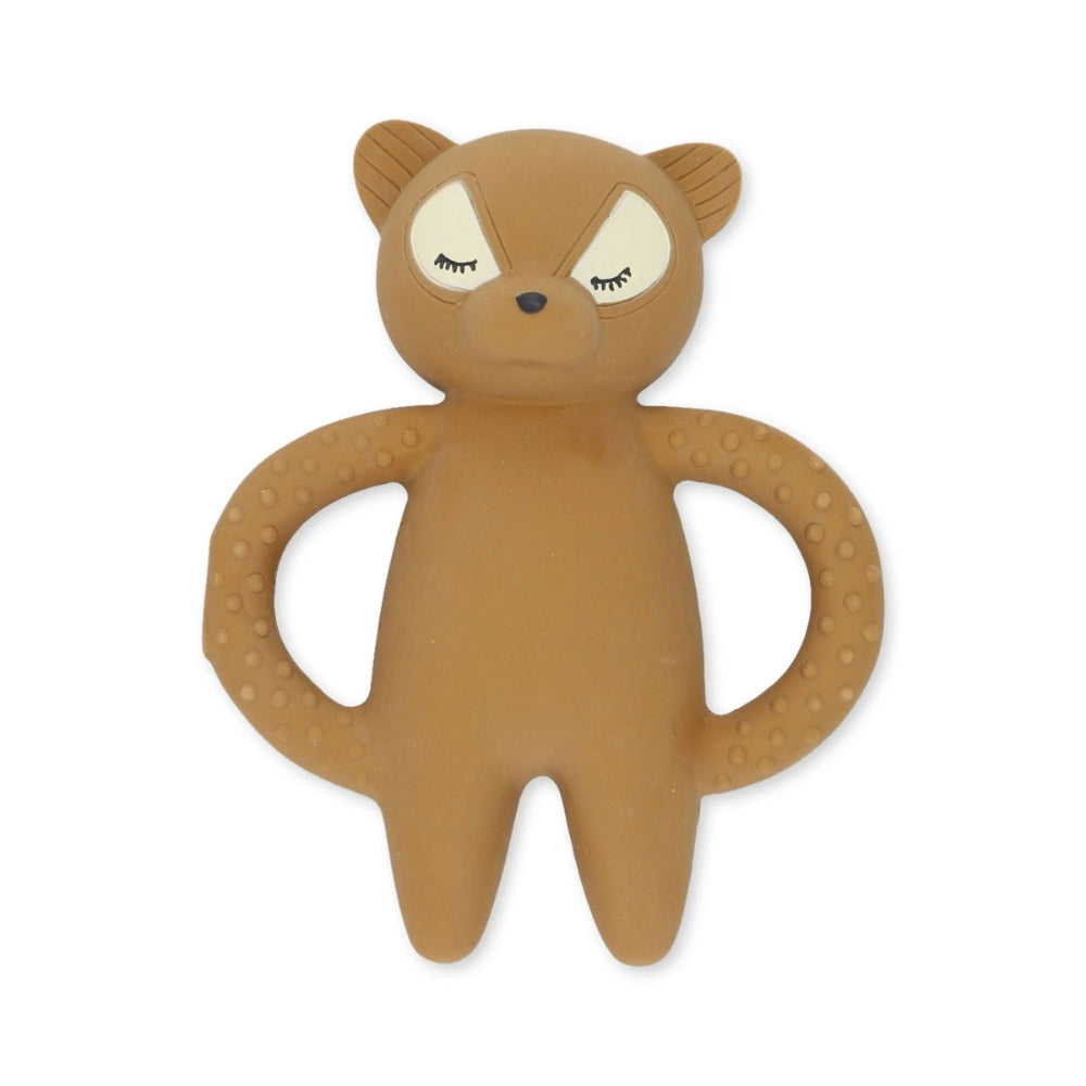Konges slojd Gryzak dla niemowlaka Racoon Caramel Brown