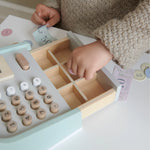 Cam Cam Copenhagen Drewniana Kasa dla dzieci Dusty Green FSC