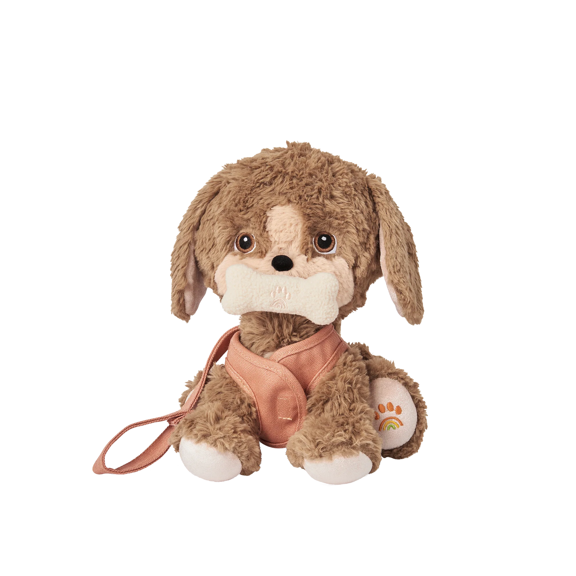 Olli Ella Pluszowy Piesek zabawka z magnetyczną kością Dinkum Dogs Honey