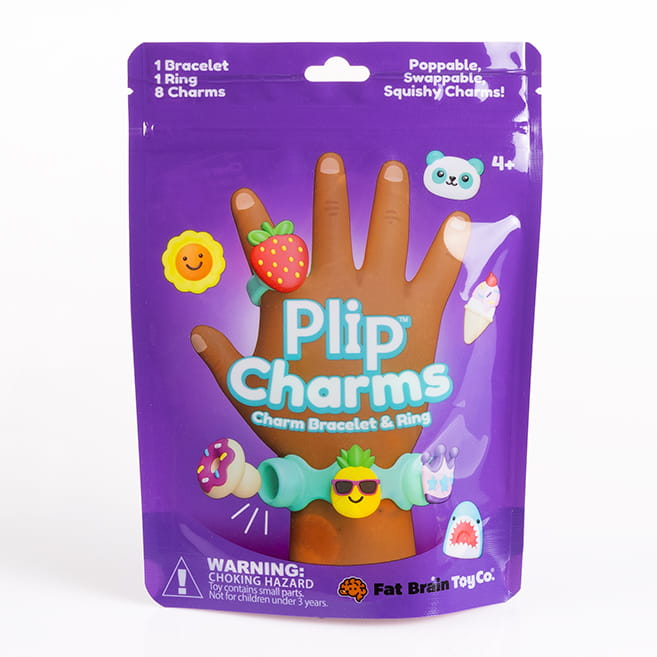 Fat Brain Toys Biżuteria Plip Charms Zestaw Turkusowy
