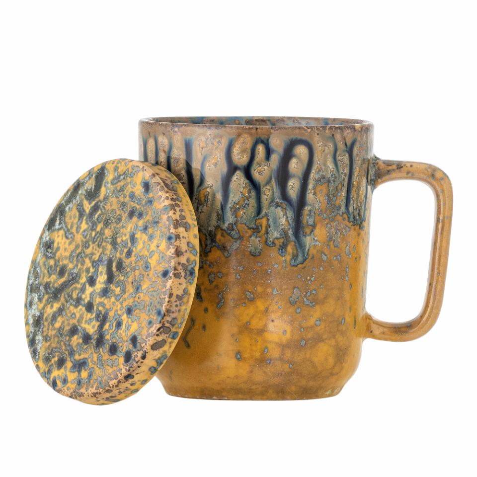 Bloomingville Kubek do herbaty Yellow Stoneware