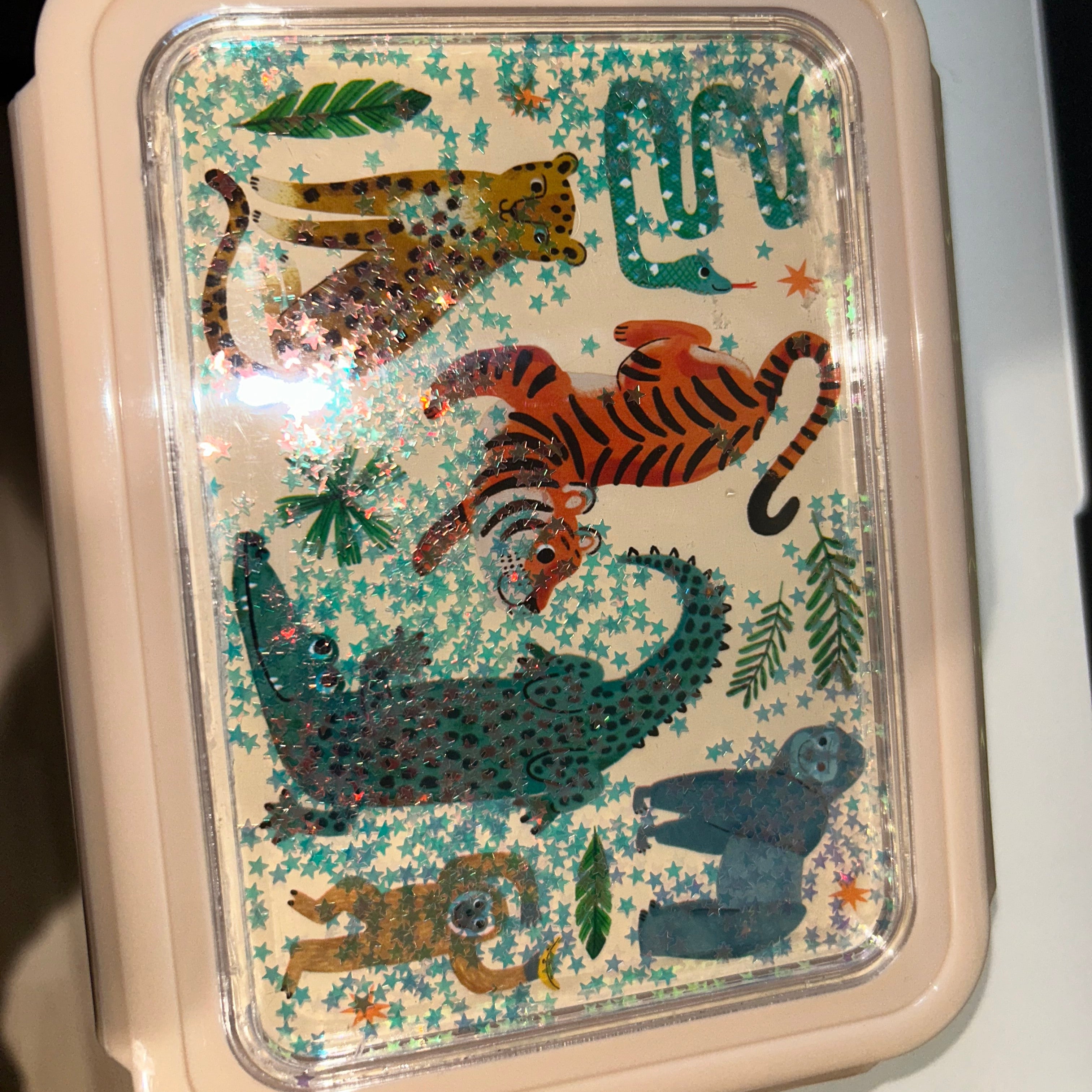 SKAZA Petit Monkey Lunchbox dla dzieci Bento upside down animals