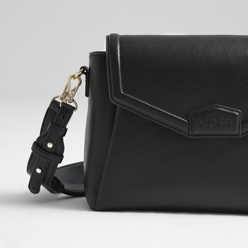 JOISSY Torebka dla Mamy i organizer do wózka 2w1 MIDI black/gun metal