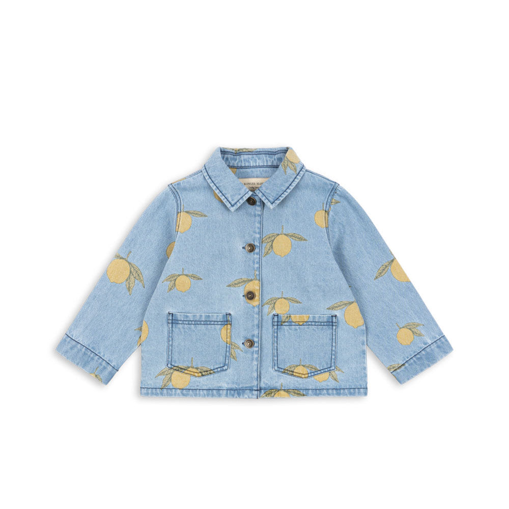 Konges Slojd Dżinsowa kurtka dziecięca Magot Lemon Denim