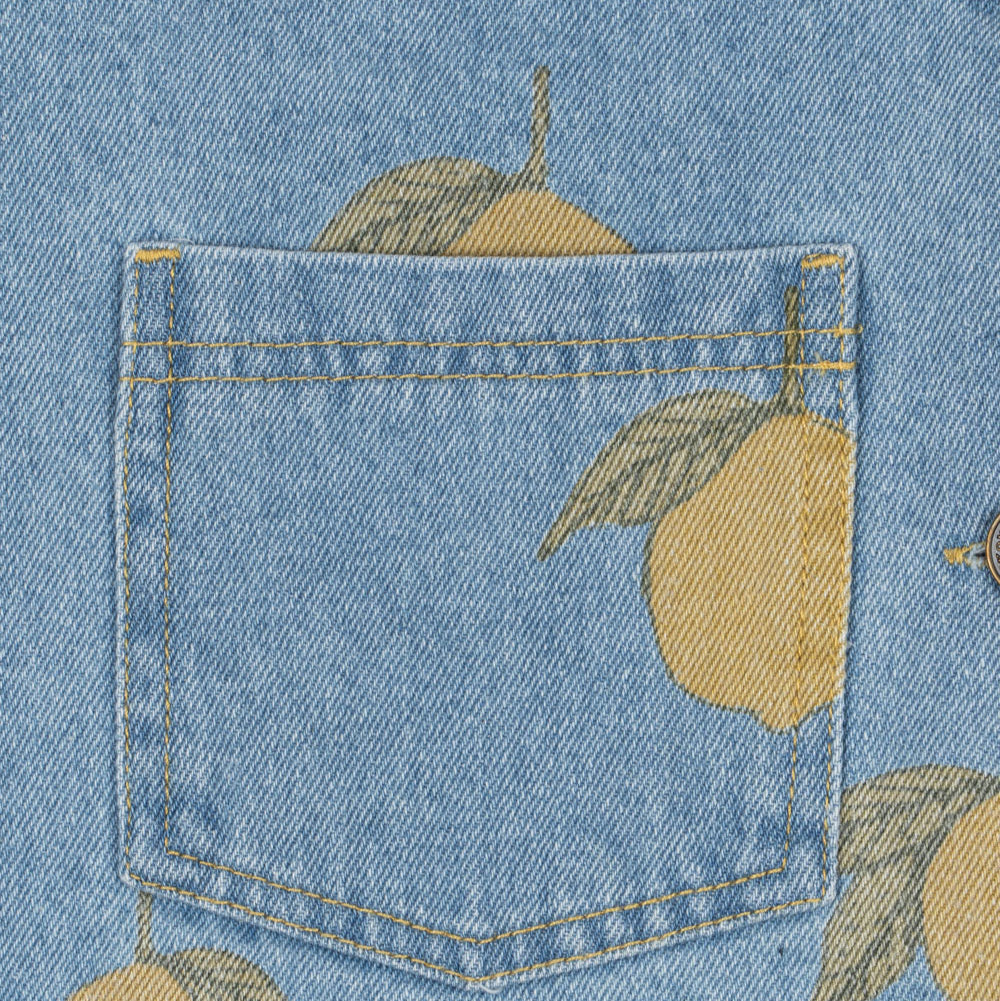 Konges Slojd Dżinsowa kurtka dziecięca Magot Lemon Denim