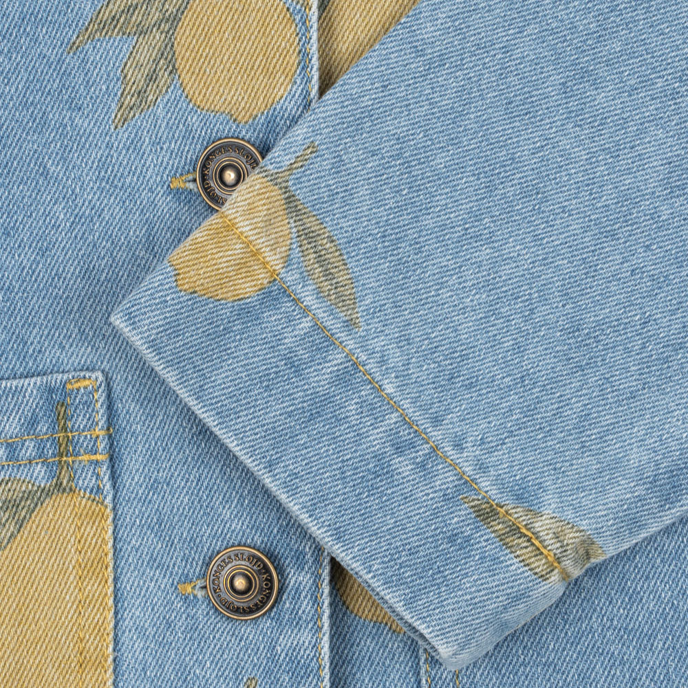 Konges Slojd Dżinsowa kurtka dziecięca Magot Lemon Denim