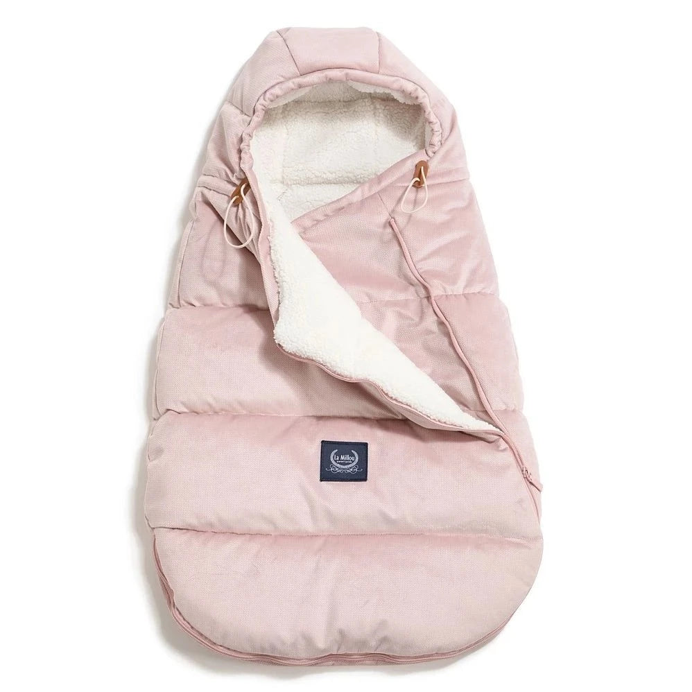 La Millou Śpiworek do wózka zimowy Baby Multi Smoke Rose