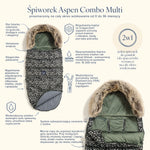 La Millou Śpiworek do wózka Combo Multi Pierre The Dog