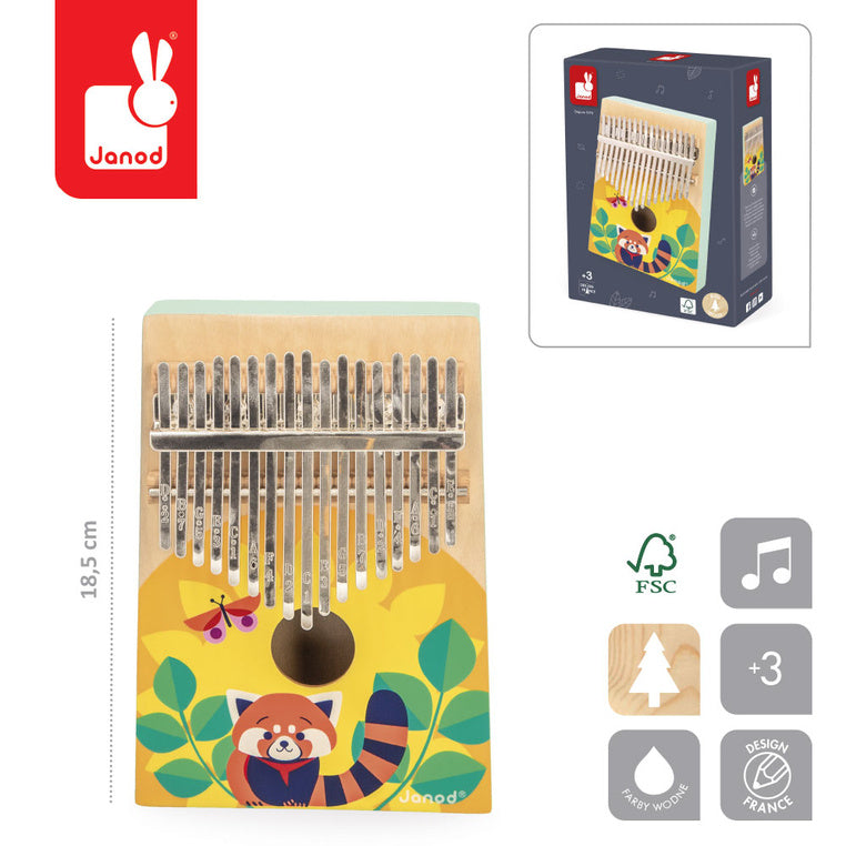 Janod Zabawka muzyczna dla dzieci Kalimba Gioia