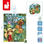 Janod Puzzle w walizce Obraz inspirowany twórczością Rousseau 100 elementów