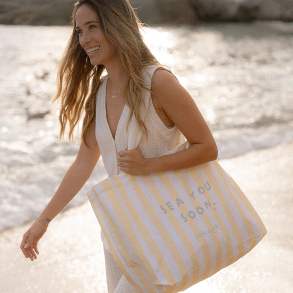 Little Dutch Torba plażowa Beach Sunny Yellow