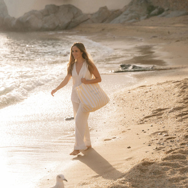 Little Dutch Torba plażowa Beach Sunny Yellow