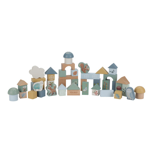 Little Dutch Klocki dla dzieci Fairy Garden FSC niebieski