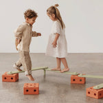 MODU Ścieżka do balansowania Burnt Orange Dusty Green