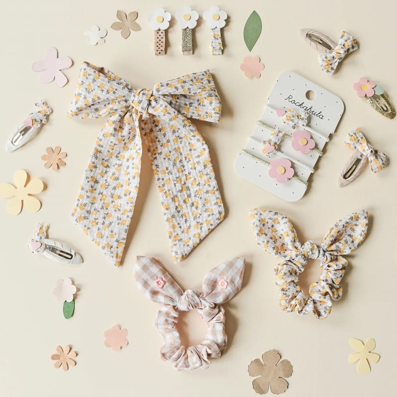 Rockahula Gumki do włosów dla dziewczynki Ditsy Hoppy Bunny