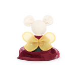 Jellycat Wesoła Maskotka Mysz w Sukience Bordowej 34 cm