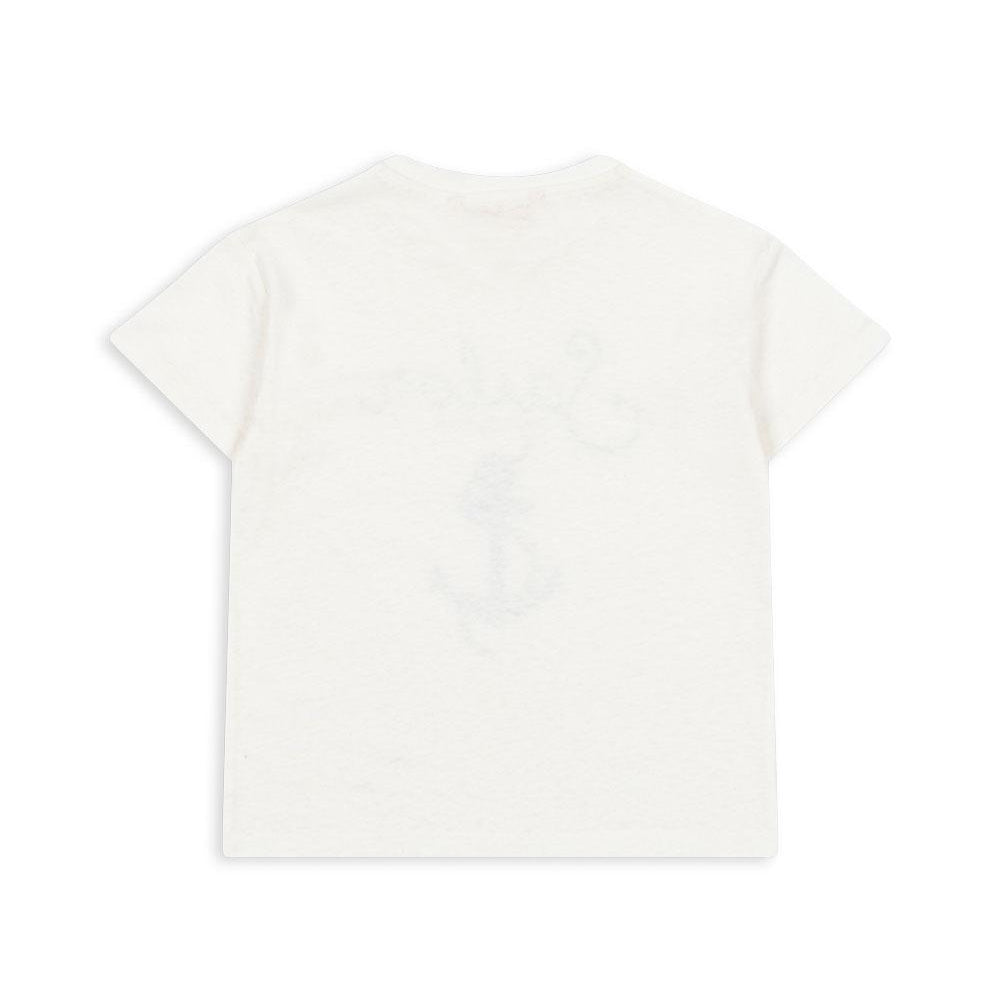 Konges Slojd Koszulka dla chłopca Era Off White/Sailor