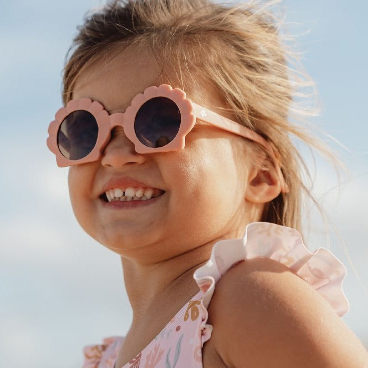 Little Dutch Okulary przeciwsłoneczne dla dzieci Shell Old Pink