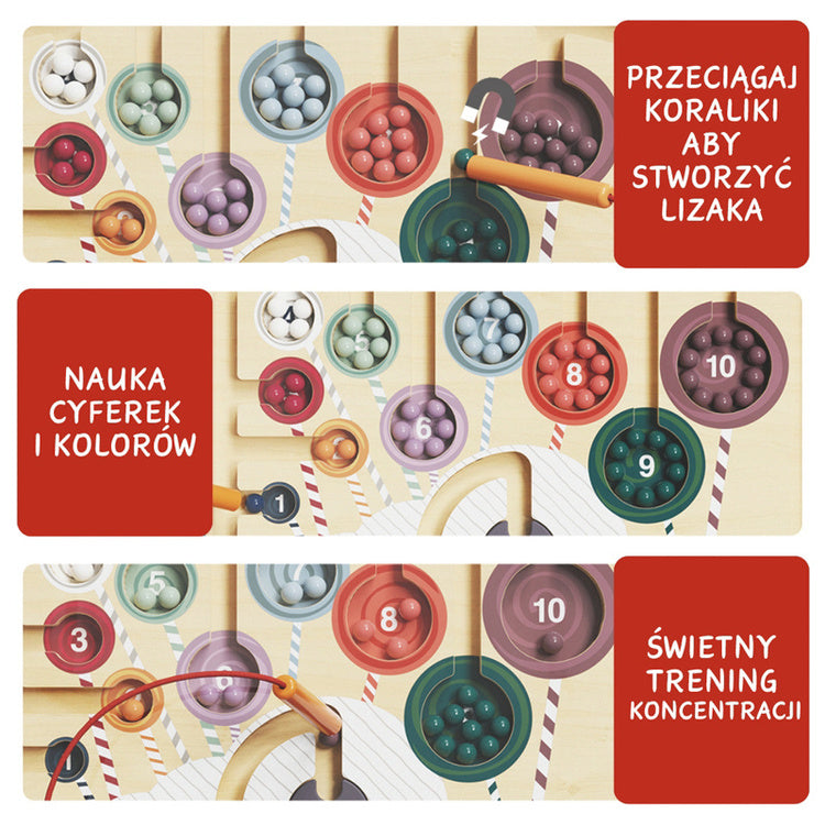Topbright Labirynt magnetyczny Fantastyczny jednorożec