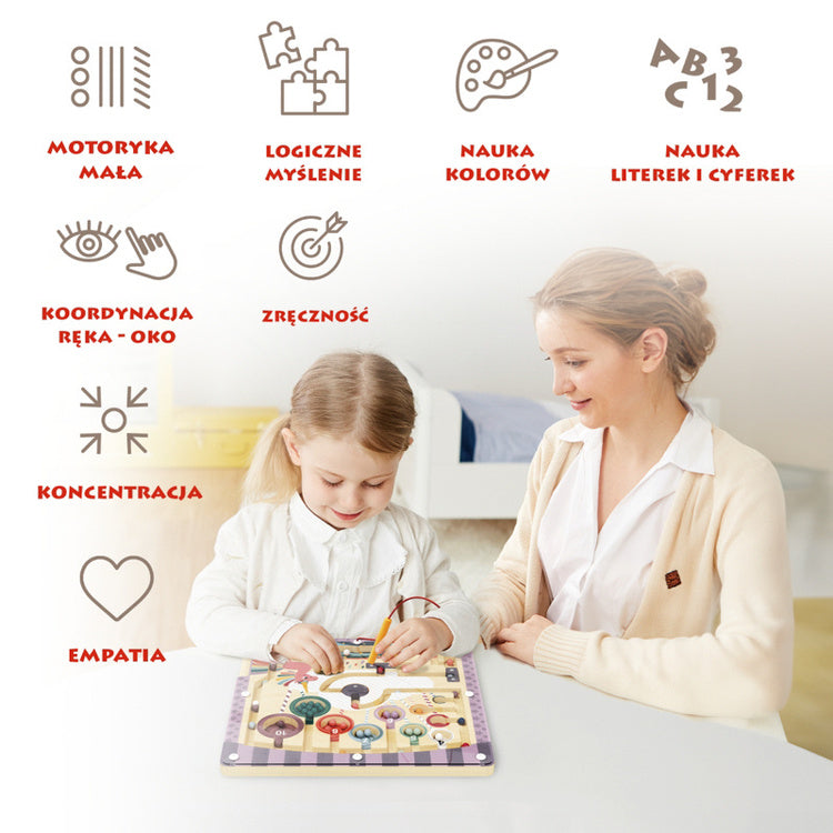 Topbright Labirynt magnetyczny Fantastyczny jednorożec