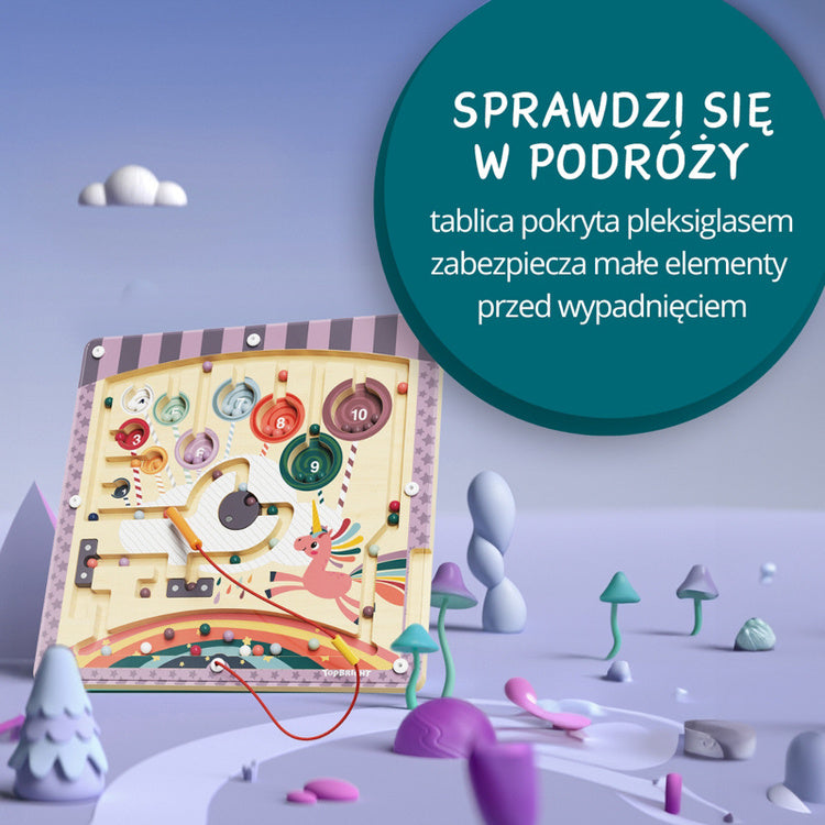Topbright Labirynt magnetyczny Fantastyczny jednorożec