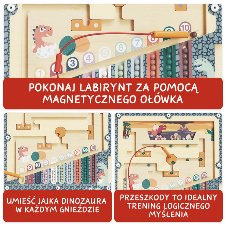 Topbright Labirynt magnetyczny Jaja dinozaura