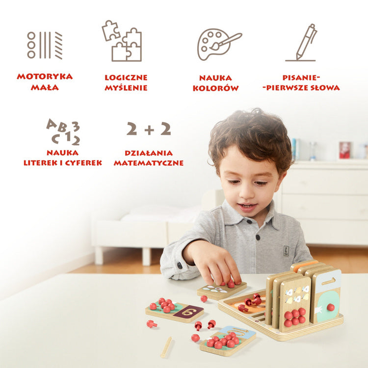 Topbright Zabawka edukacyjna do nauki liczenia Liczę owoce