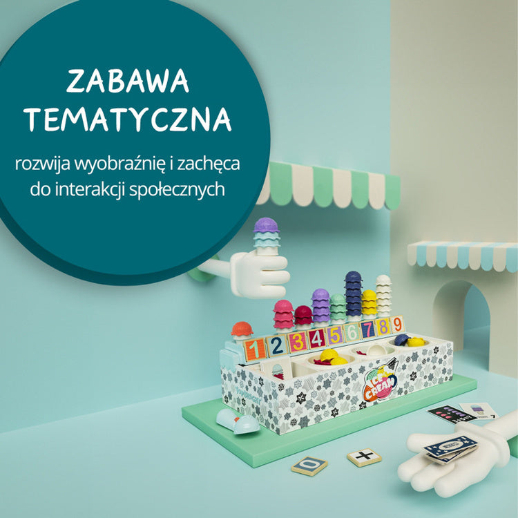 Topbright Zabawka matematyczna Lodziarnia