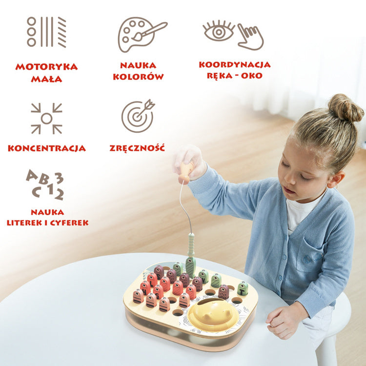 Topbright Łowimy Rybki ABC magnetyczna gra zręcznościowa