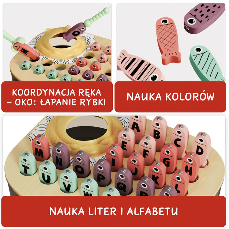 Topbright Łowimy Rybki ABC magnetyczna gra zręcznościowa