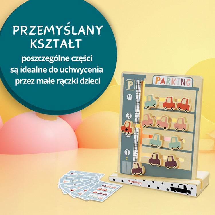 Topbright Układanka dla dzieci zabawka logiczna z kartami zadań Parking