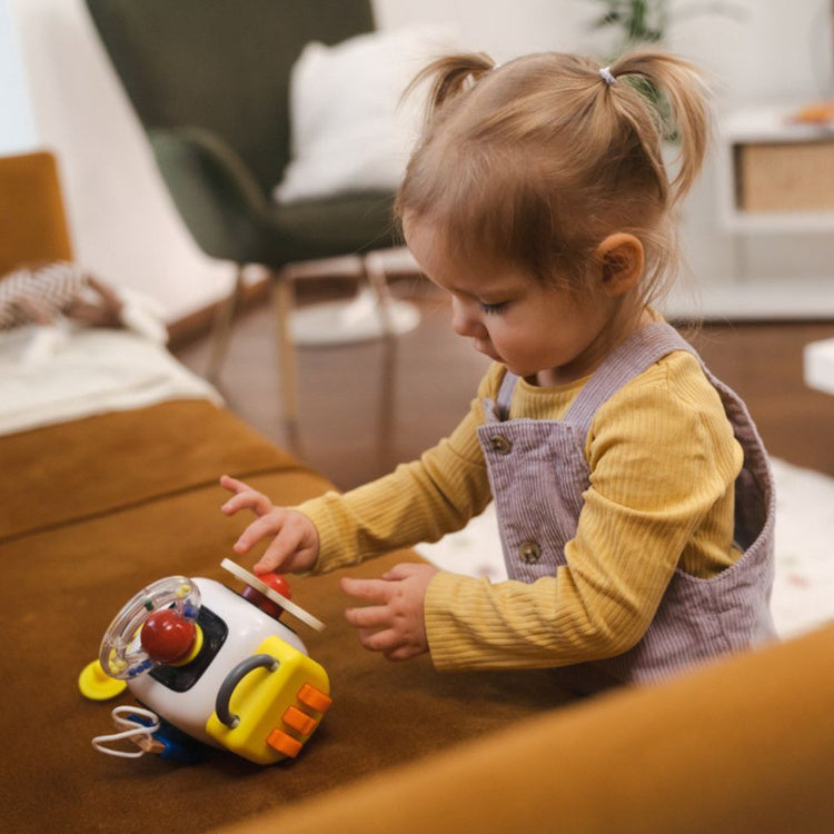 Topbright Tablica manipulacyjna z kostką i doczepianymi elementami