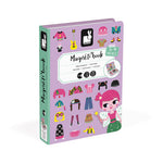 Janod Magnetyczna układanka Magnetibook   ubieranki dziewczynka - 4kidspoint.pl