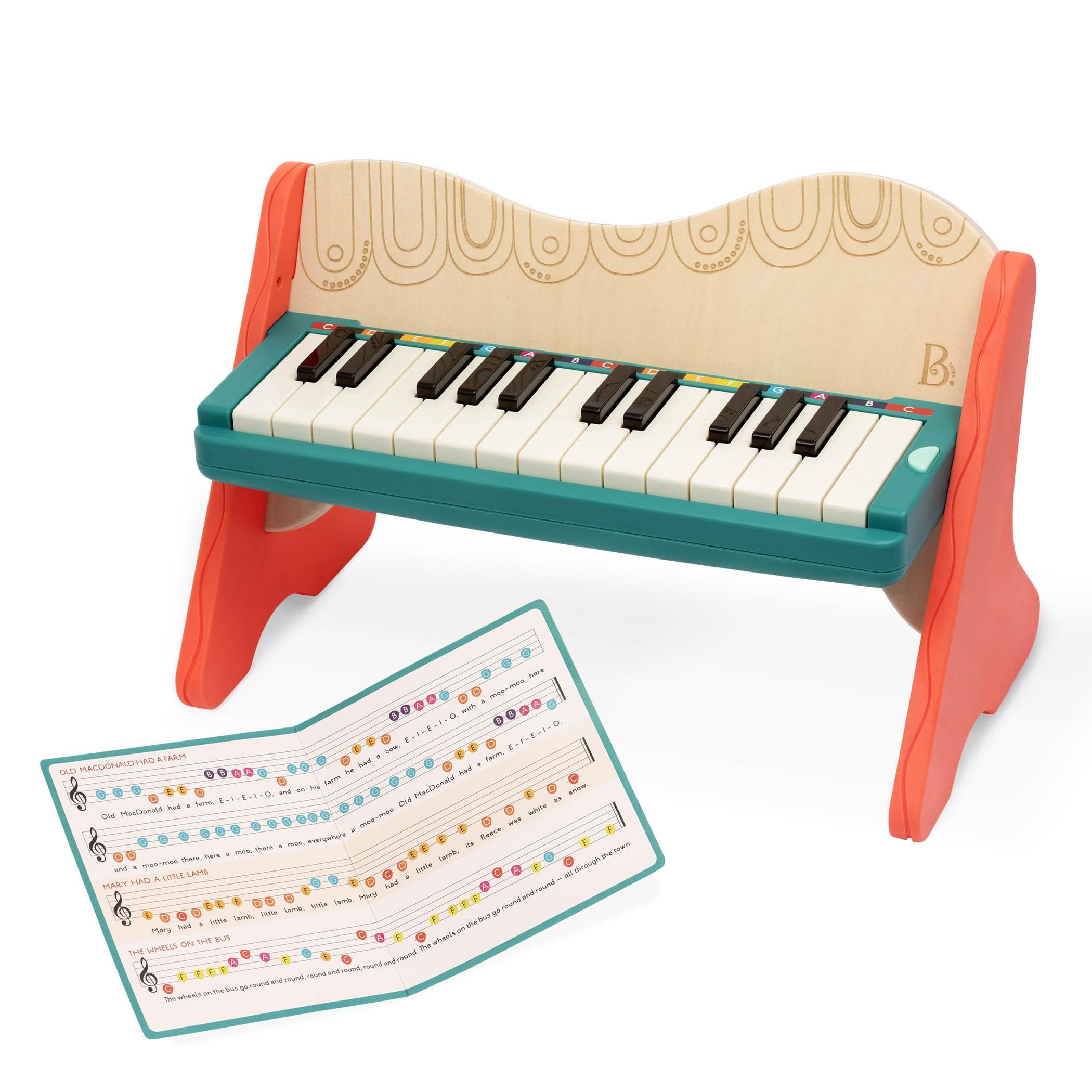 B.Toys Drewniane interaktywne pianino Mini Maestro