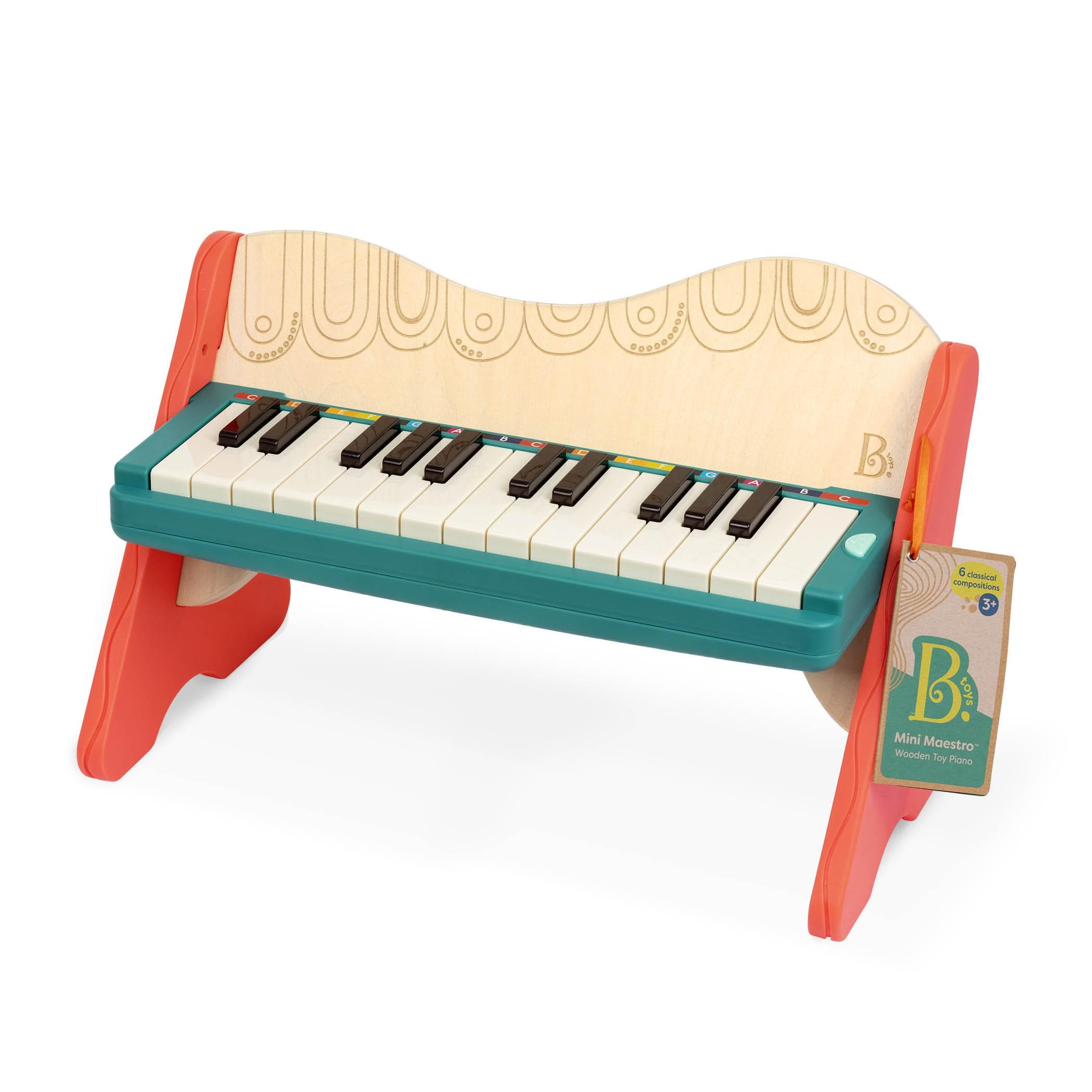 B.Toys Drewniane interaktywne pianino Mini Maestro