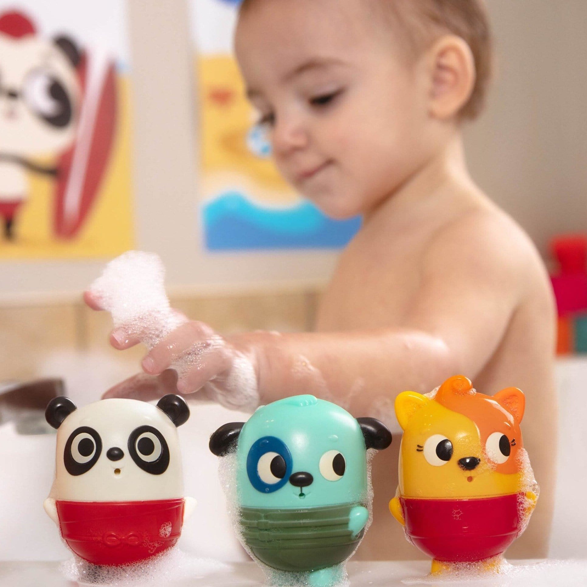 B.Toys Zabawka do kąpieli rozkręcane sikawki Squish & Splash - 4kidspoint.pl