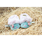 Moulin Roty Papcie niebieski kotek