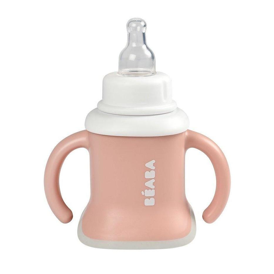 Beaba Kubeczek ewolucyjny treningowy 3 w 1 old pink - 4kidspoint.pl