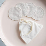 Lullalove Wielorazowe płatki do demakijażu len z bambusem - 4kidspoint.pl