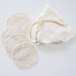 Lullalove Wielorazowe płatki do demakijażu len z bambusem - 4kidspoint.pl