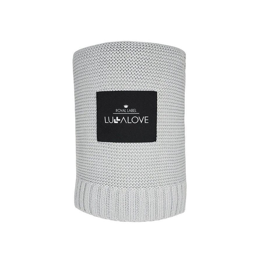 Lullalove Kocyk bambusowy 80x100 cm Glamour gray