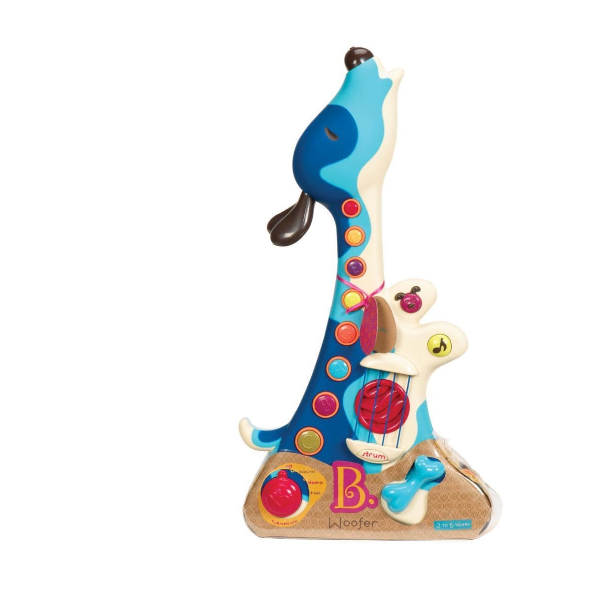 B.Toys Gitara piesek Woofer instrument dla dziecka