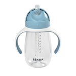 Beaba Butelka Kubek niekapek tritanowa ze słomką 300 ml windy blue