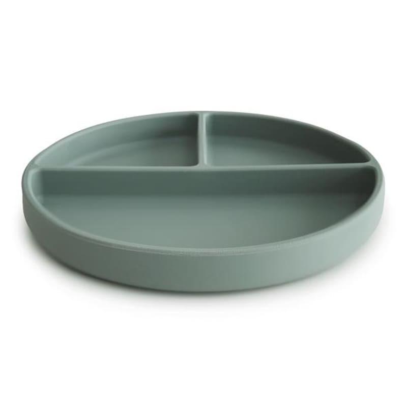 Mushie Talerzyk silikonowy Cambridge Blue