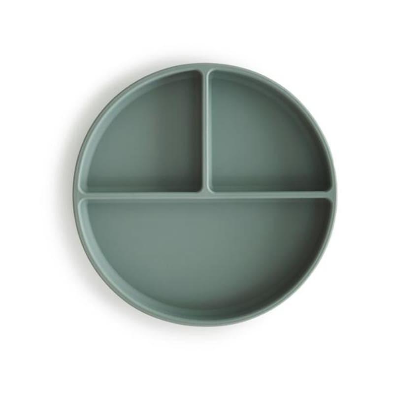 Mushie Talerzyk silikonowy Cambridge Blue