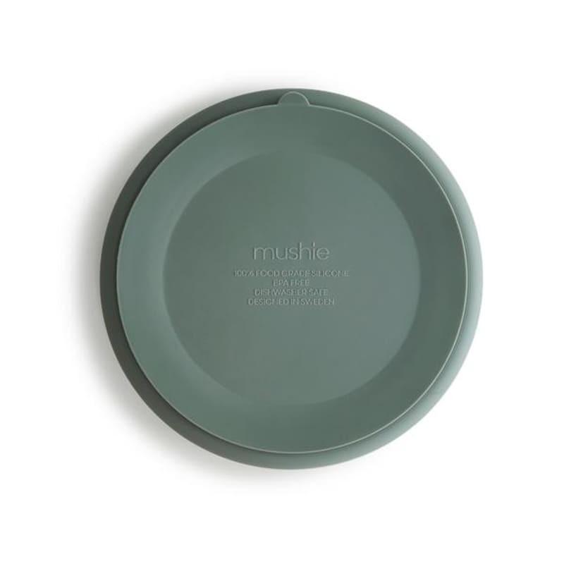 Mushie Talerzyk silikonowy Cambridge Blue