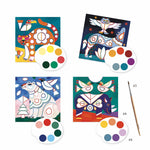 Djeco Kolorowanka z farbami Kolorowe Zwierzęta