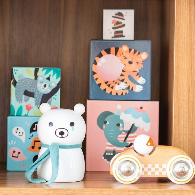 Vilac Piramida klocki dla dzieci Michelle Carlslund - 4kidspoint.pl
