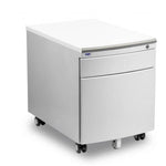 Mayer Szafka/ Pufka 2 szuflady srebrno/ biała